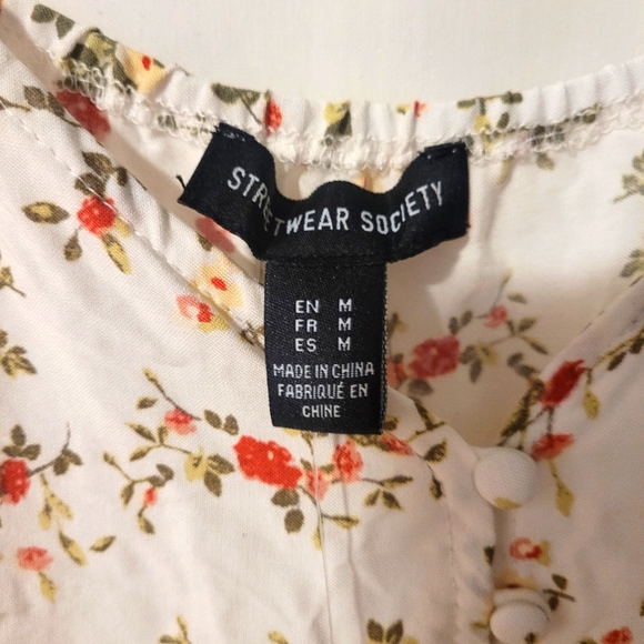 Flower print flowy summer top - Picture 5 of 5